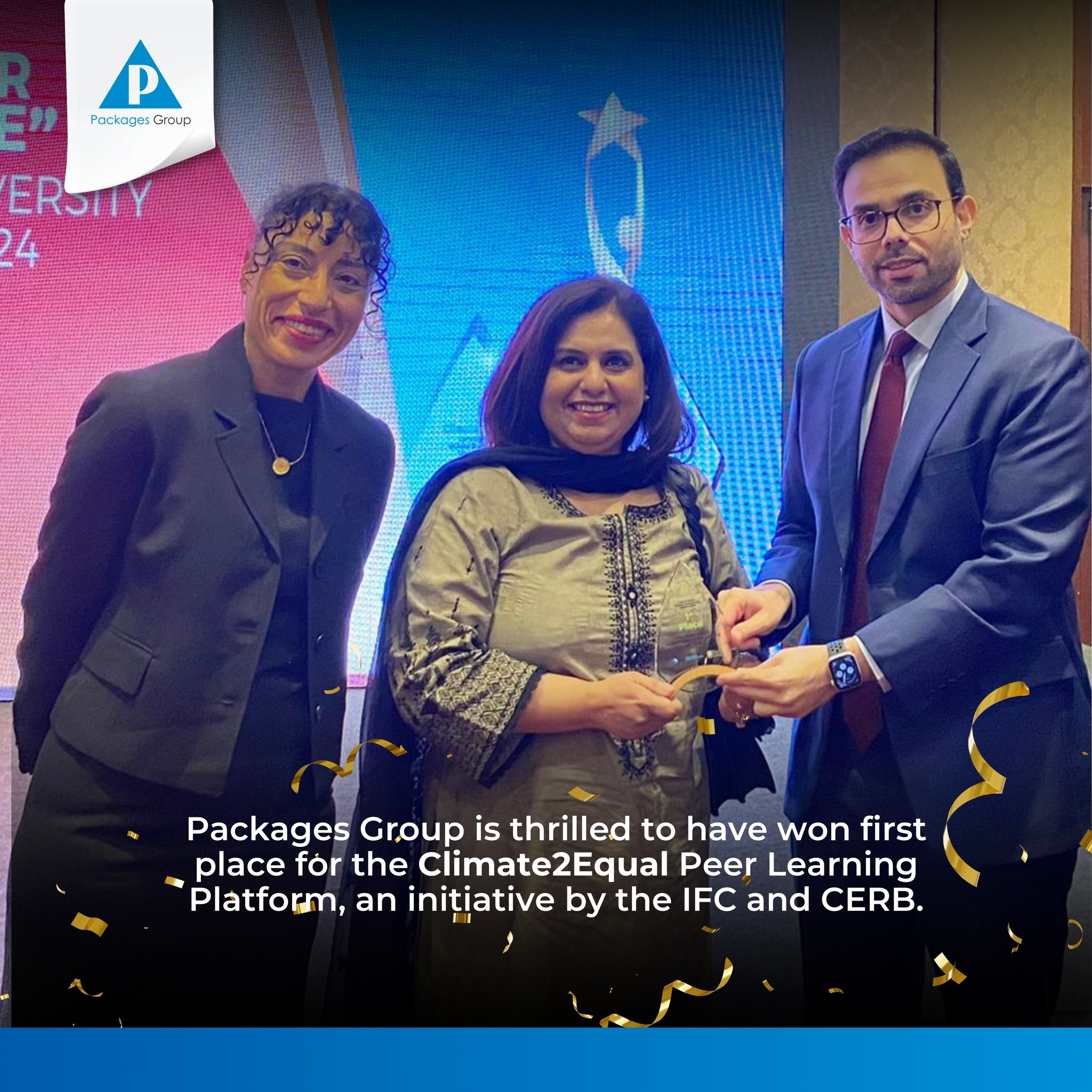 Packages Group is proud to secure first place in the Climate2Equal Peer Learning Platform
