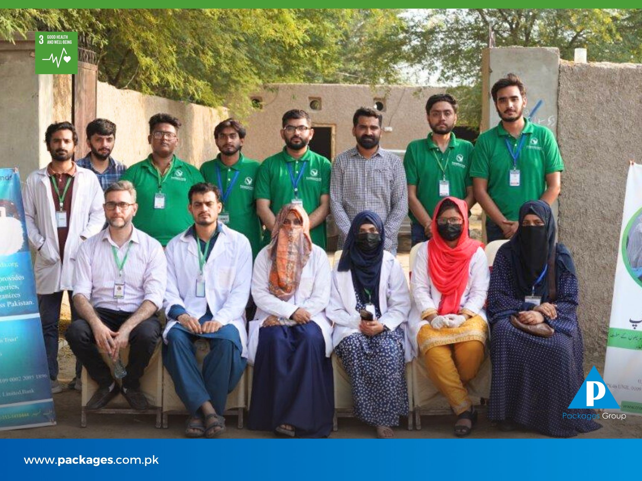 Packages Group organized a medical camp at Ahmedpur Purchase Center in collaboration with Transparent Hands
