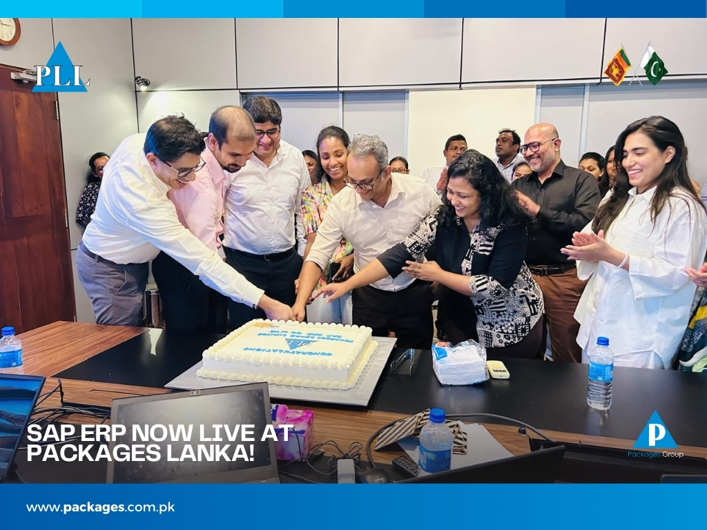 SAP ERP Now Live at Packages Lanka