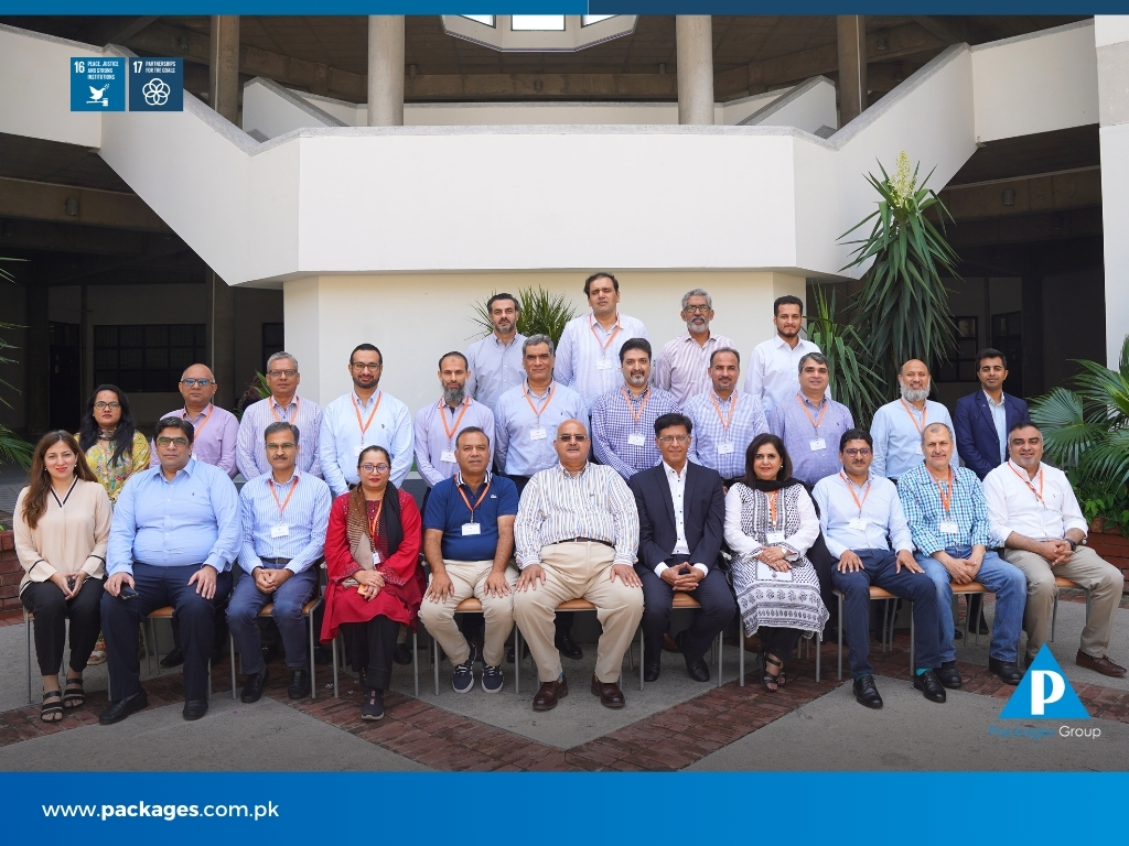 The senior management of Packages Group  participated in a training program at LUMS