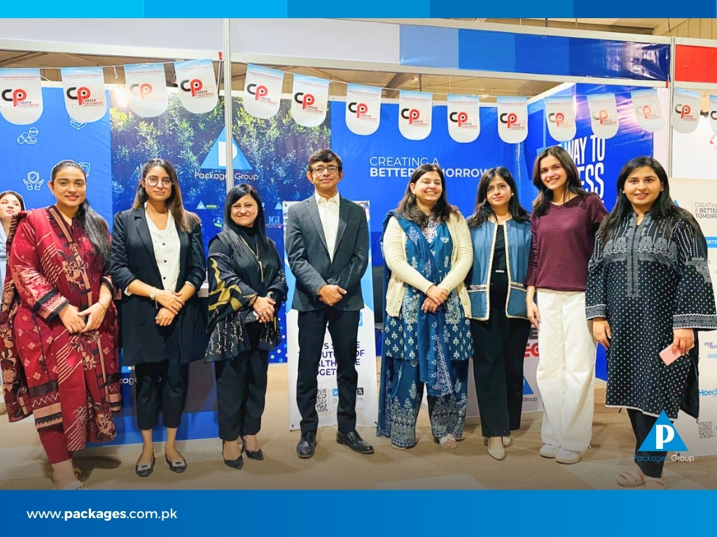 Packages Group at Salim Habib University’s Career Fair