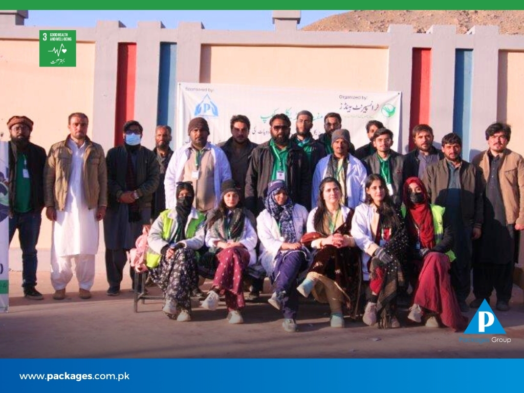 Packages Group conducted a Sehat Mobile medical camp at Sehwan Sharif,Quetta and Shikarpur, in collaboration with Transparent Hands